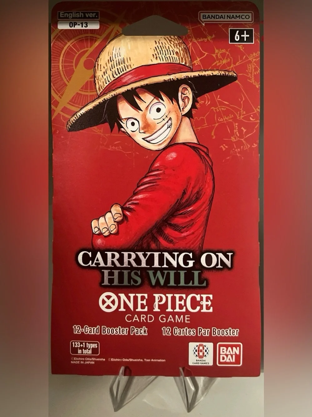 One Piece TCG: Carrying On His Will OP13 - 1 TCG Booster Pack